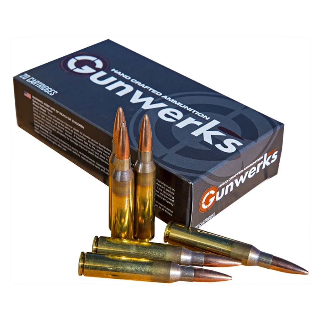 6 Creedmoor, Berger 105gr VLD Hunting, Gunwerks Long Range Hunting Ammunition